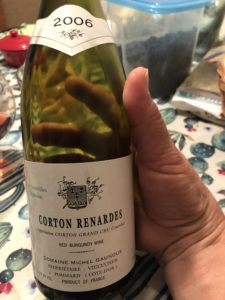 Corton Renardes, Michel Gaunoux, Burgund Wein
